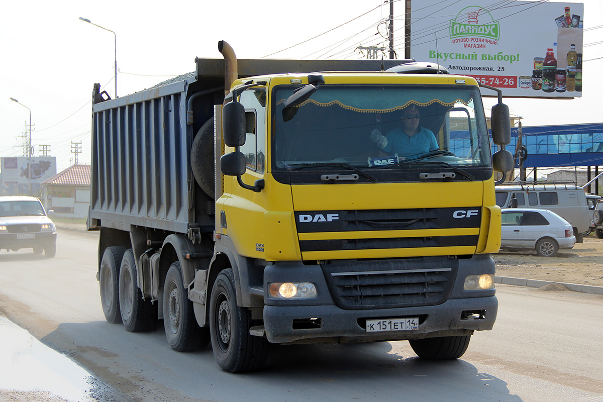 Саха (Якутия), № К 151 ЕТ 14 — DAF CF85 FAD