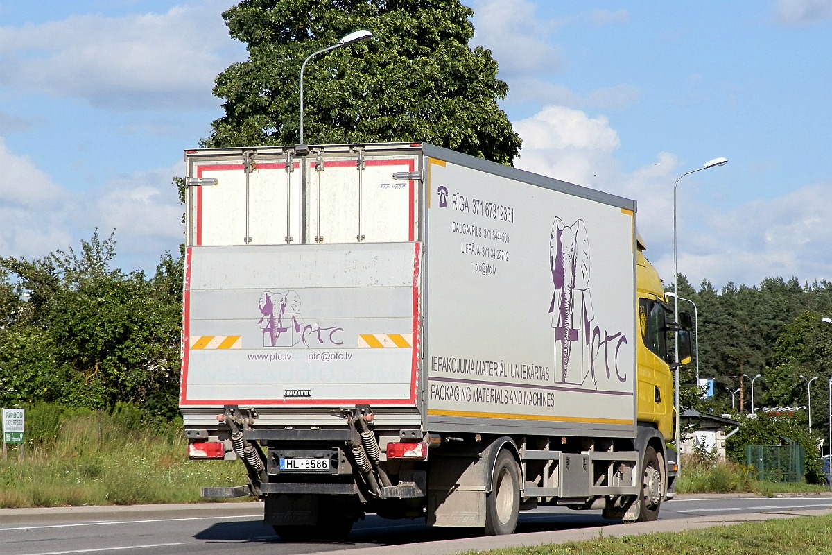 Латвия, № HL-8586 — Scania ('2009-2011, общая модель)