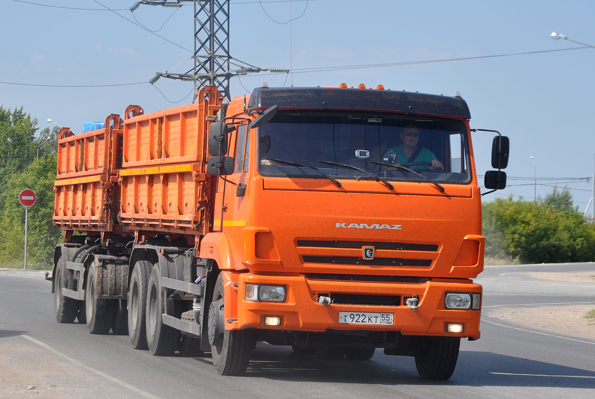 Омская область, № Т 922 КТ 55 — КамАЗ-65115-A4(23)