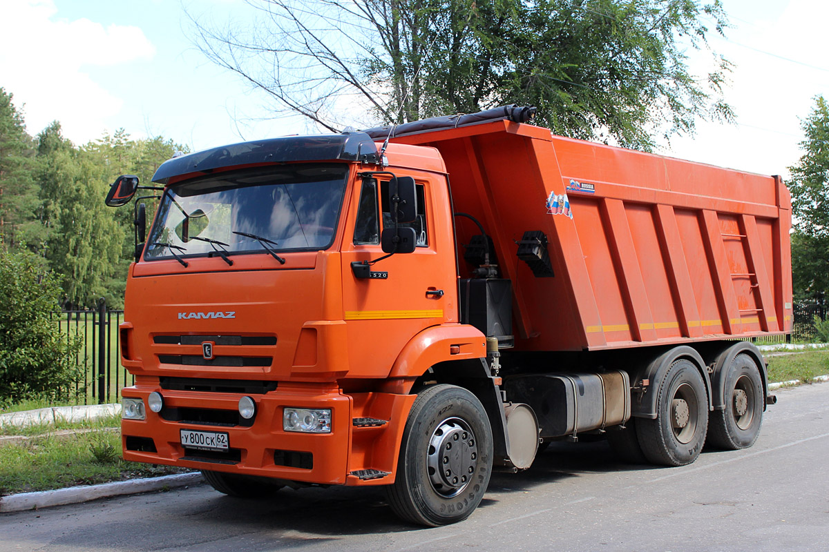 Рязанская область, № У 800 СК 62 — КамАЗ-6520-K4(29)