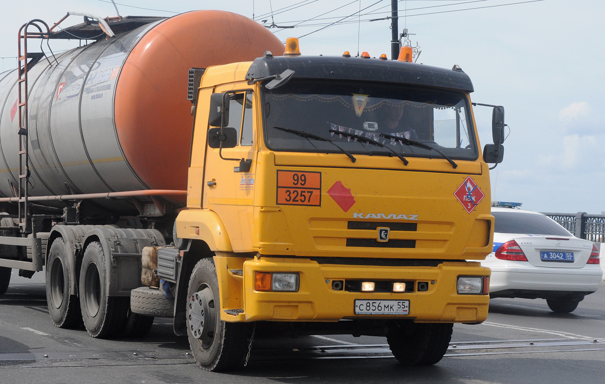 Омская область, № С 856 МК 55 — КамАЗ-65116-N3(78)