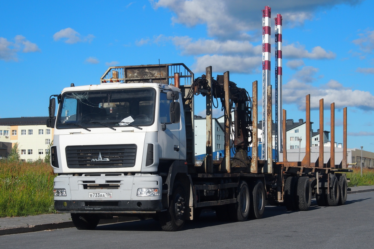 Ханты-Мансийский автоном.округ, № В 733 АА 186 — МАЗ-6312A9