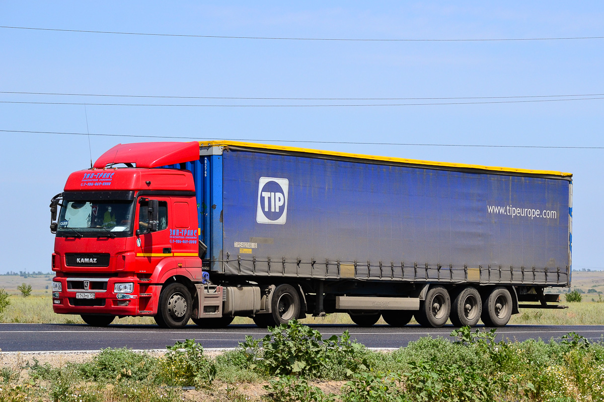 Ставропольский край, № В 143 МВ 126 — КамАЗ-5490-S5(87)