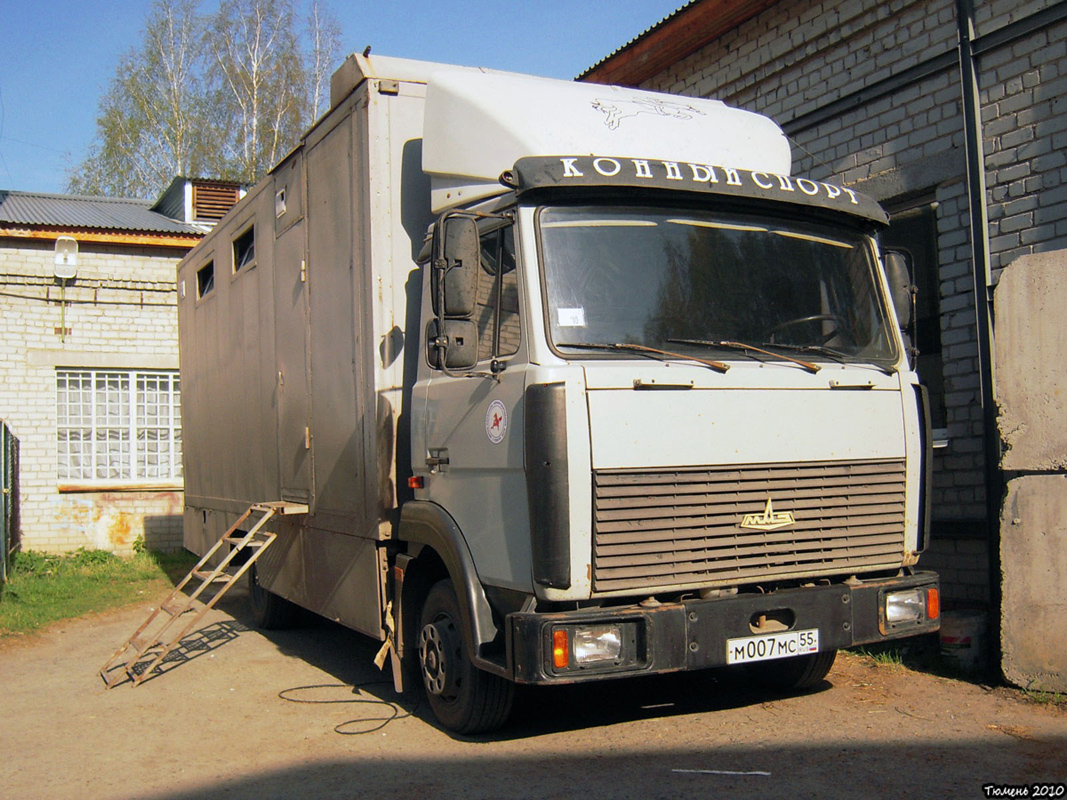 Омская область, № М 007 МС 55 — МАЗ-437040