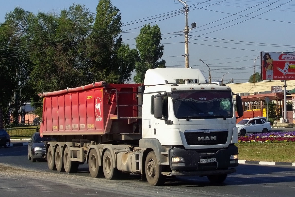 Саратовская область, № А 351 ЕХ 164 — MAN TGS 33.440