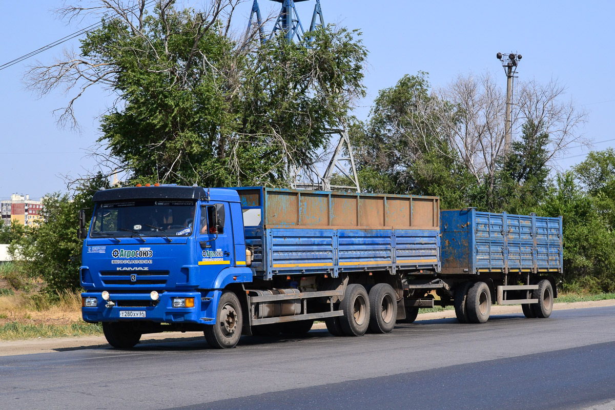Саратовская область, № Т 280 ХУ 64 — КамАЗ-65117-N3(78)
