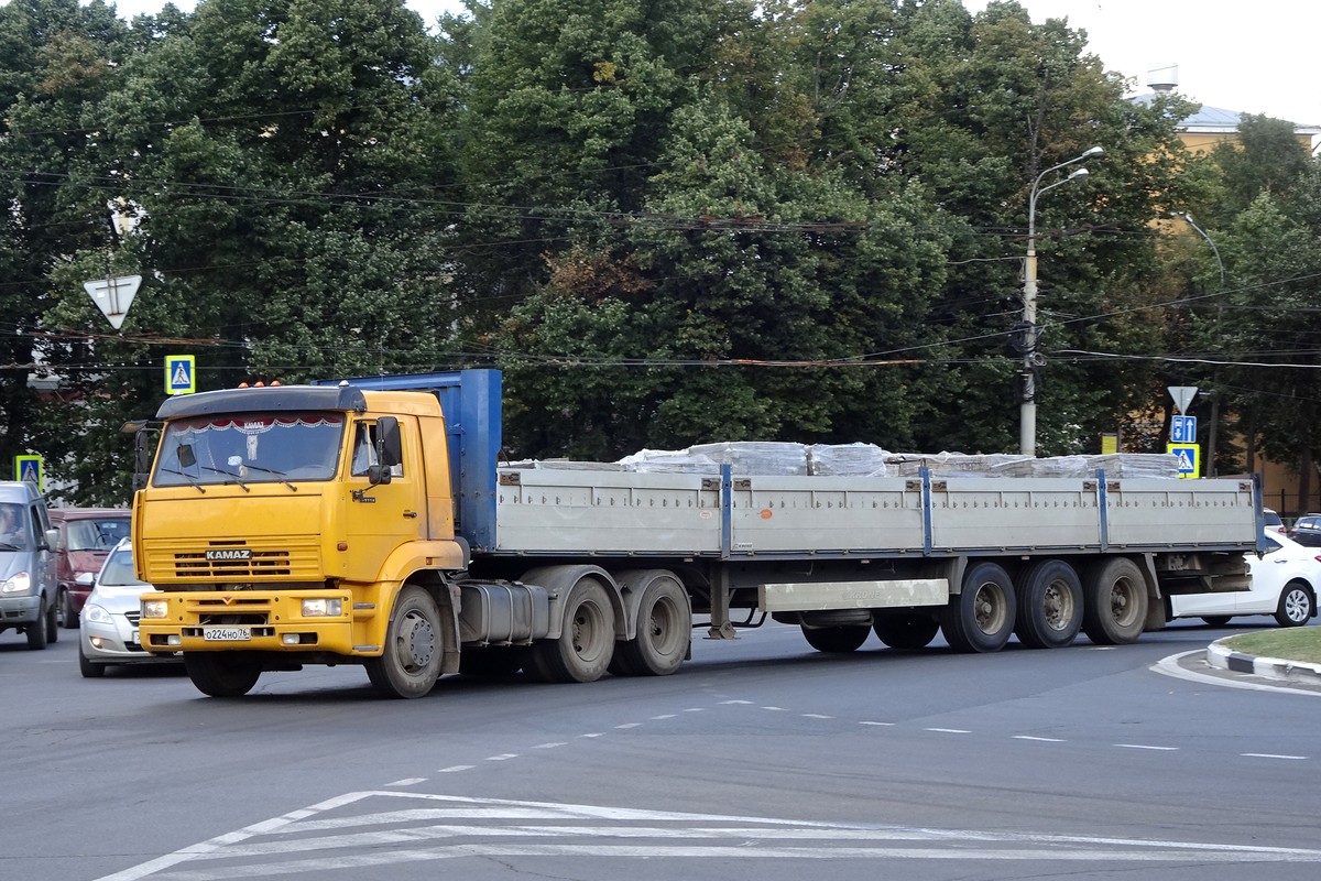 Ярославская область, № О 224 НО 76 — КамАЗ-65116-62
