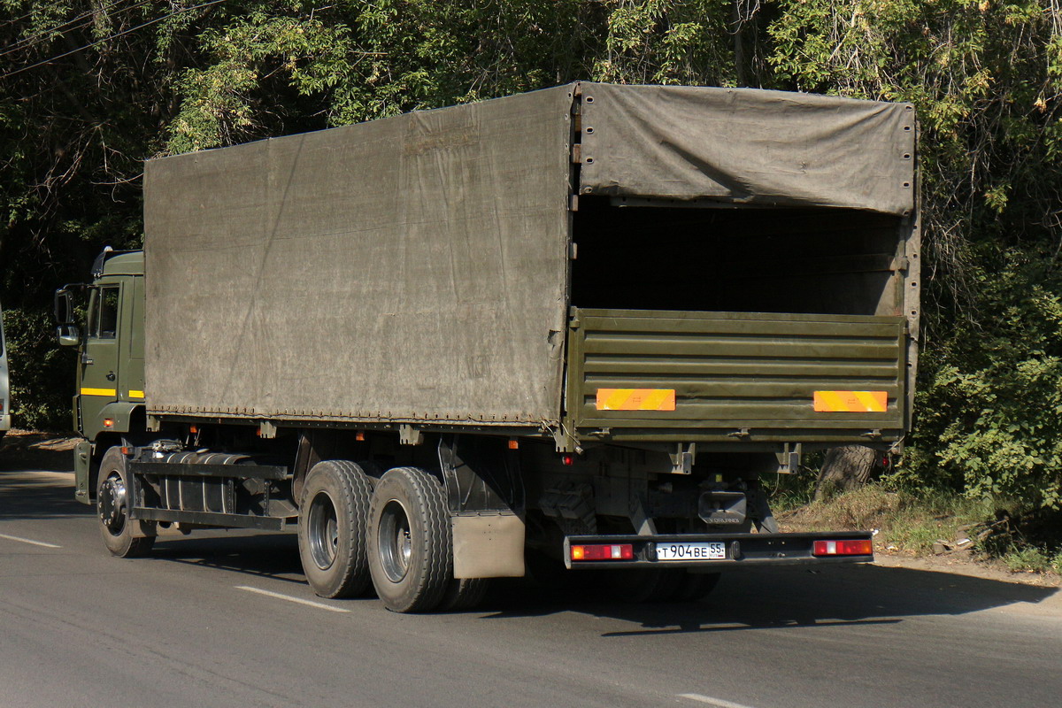 Омская область, № Т 904 ВЕ 55 — КамАЗ-65117-A4(23)