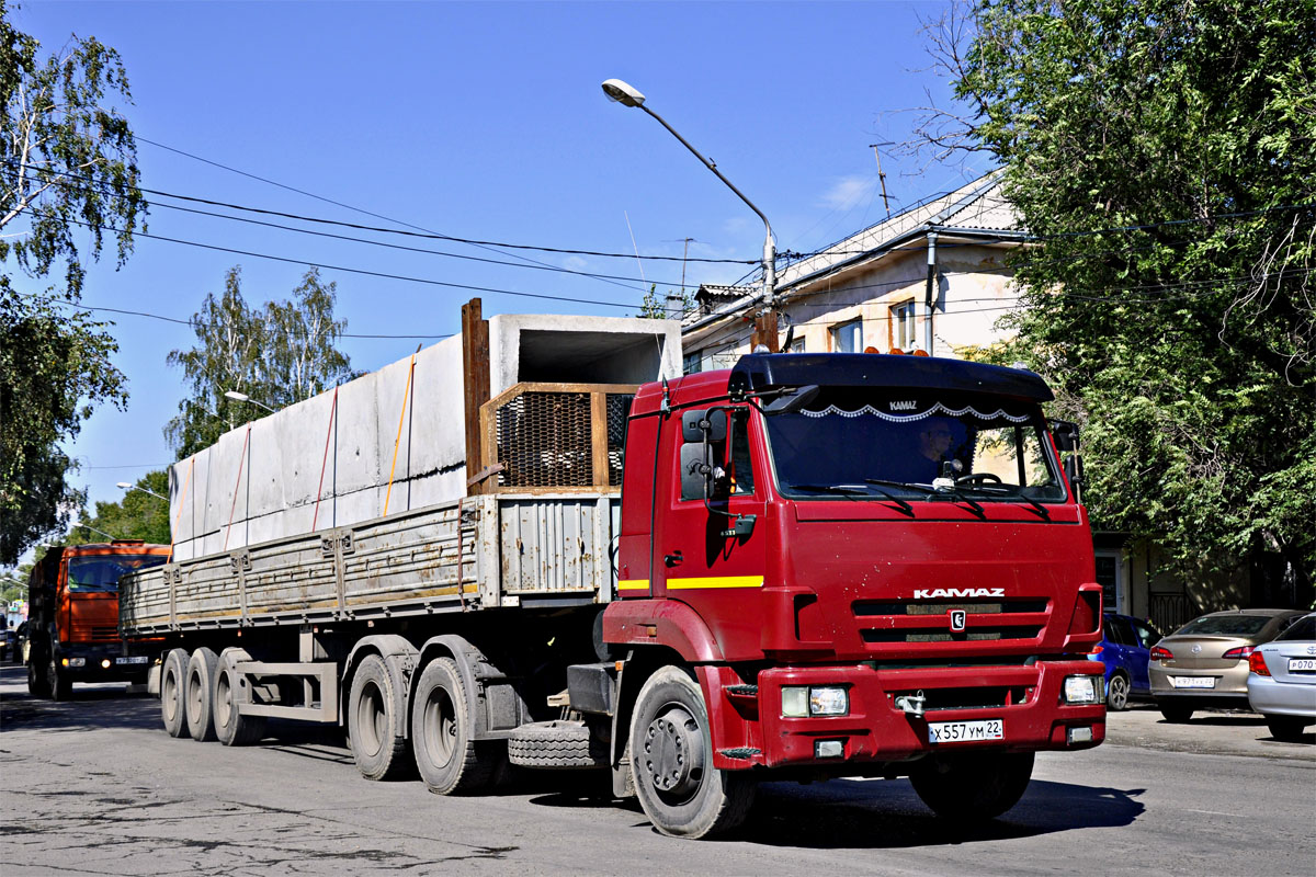 Алтайский край, № Х 557 УМ 22 — КамАЗ-65116-N3(78)