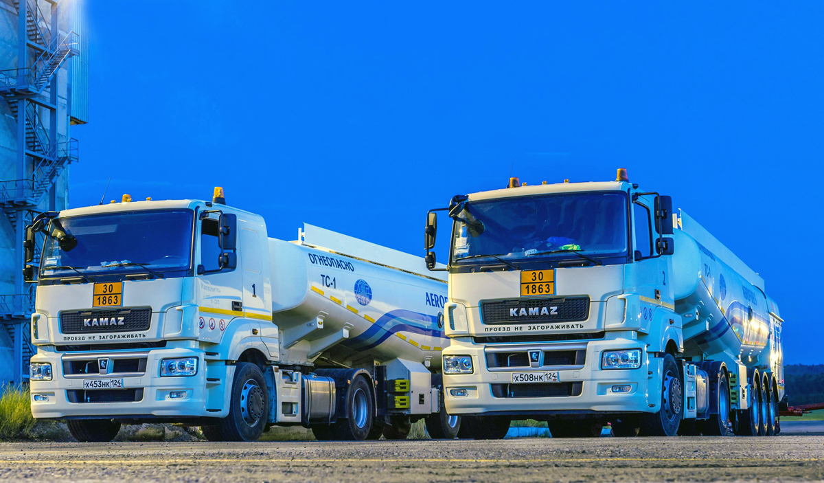Красноярский край, № Х 453 НК 124 — КамАЗ-5490-S5(87); Красноярский край, № Х 508 НК 124 — КамАЗ-5490-S5(87)