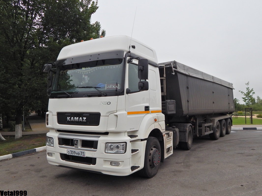 Белгородская область, № О 309 НВ 31 — КамАЗ-5490-S5(87)