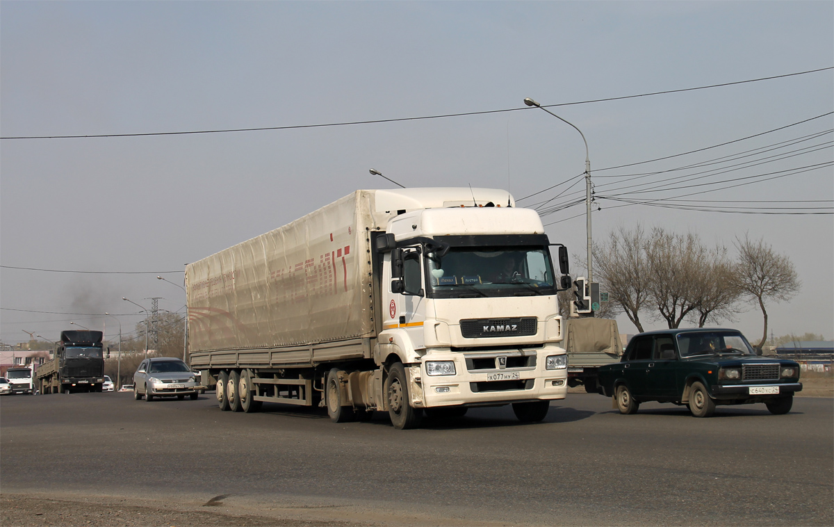 Красноярский край, № Х 077 НУ 24 — КамАЗ-5490-S5(87)