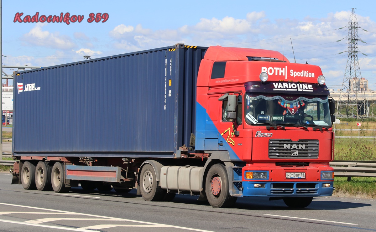 Санкт-Петербург, № М 918 ВР 98 — MAN F2000 19.414