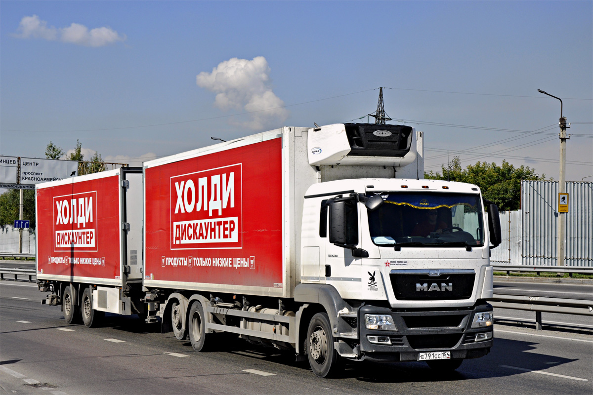 Новосибирская область, № Е 791 СС 154 — MAN TGS 26.360