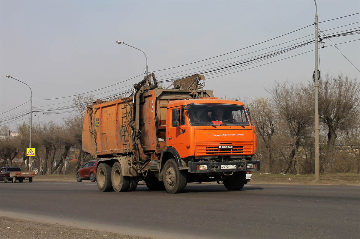 Красноярский край, № К 977 ЕТ 124 — КамАЗ-65115-D3(97)