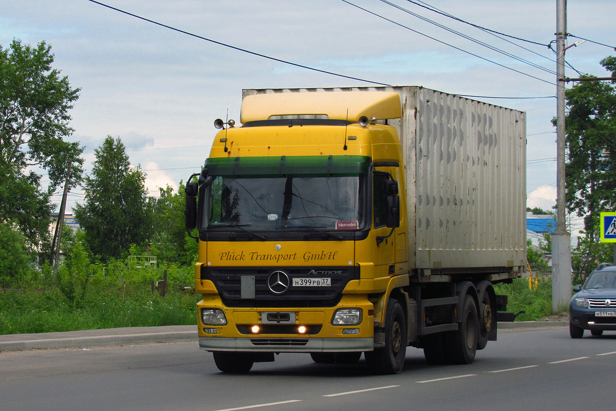 Ивановская область, № Н 399 РВ 37 — Mercedes-Benz Actros ('2003) 2541