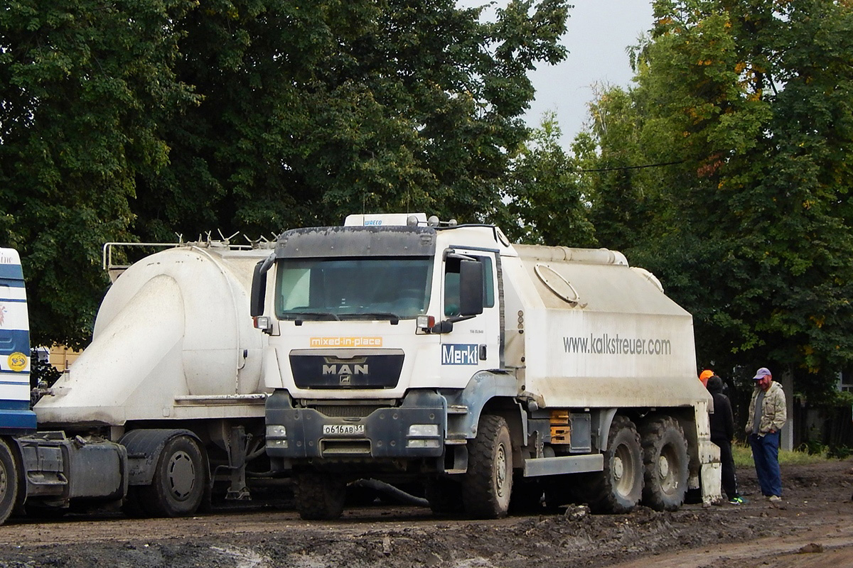Белгородская область, № О 616 АВ 31 — MAN TGS 33.440