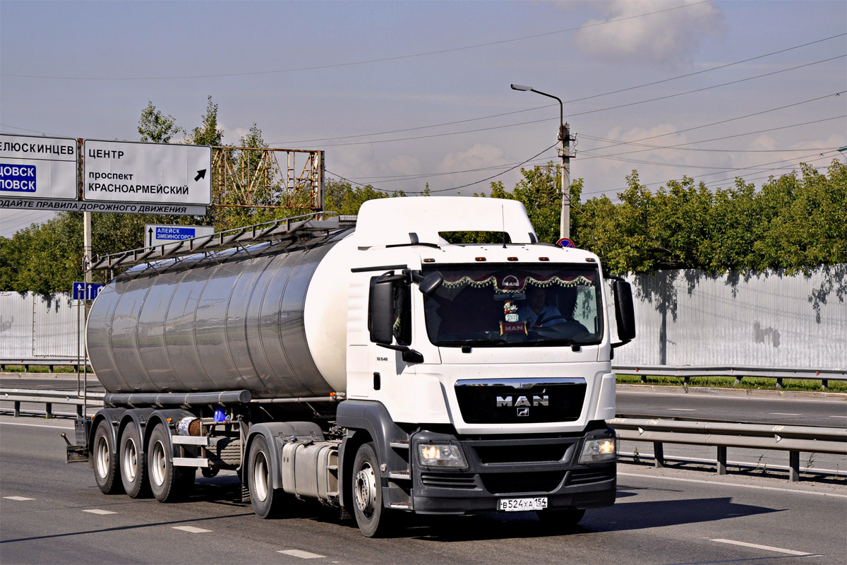 Новосибирская область, № В 524 ХА 154 — MAN TGS 19.400
