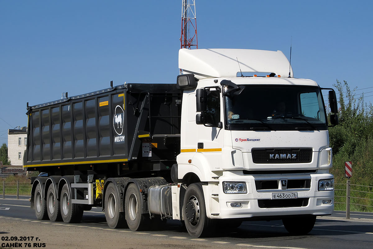 Ярославская область, № Е 463 ОО 76 — КамАЗ-65206-T5(68)