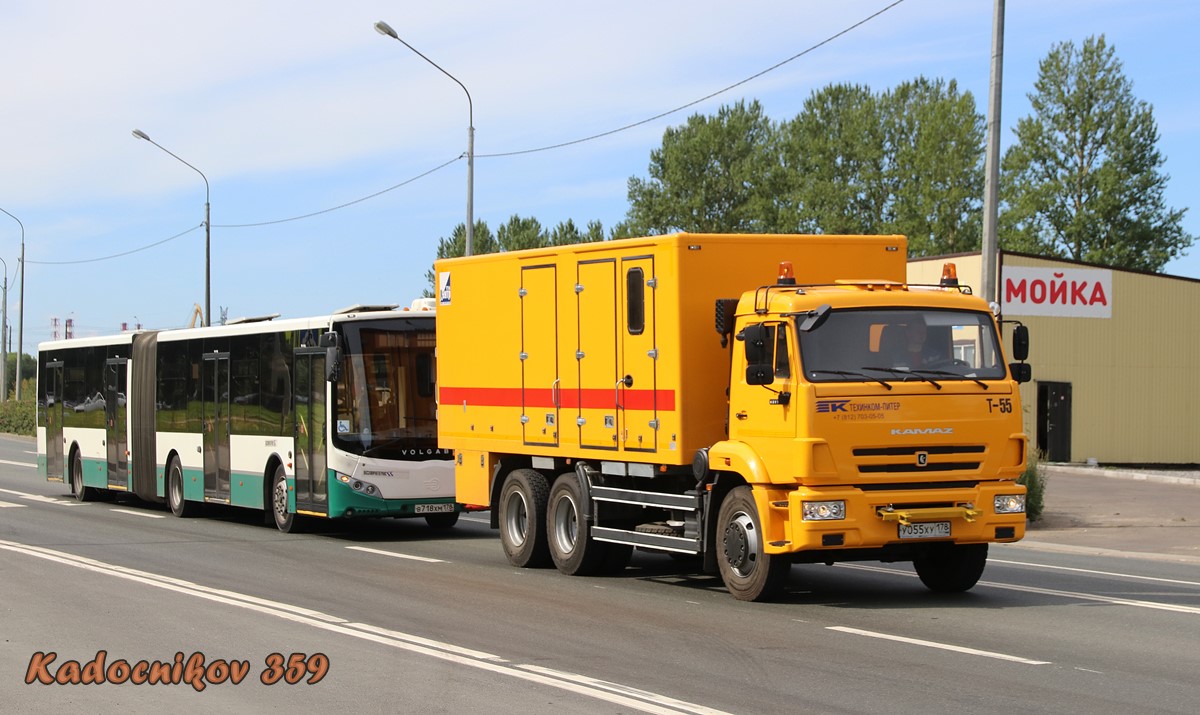 Санкт-Петербург, № Т-55 — КамАЗ-65115-L4(19)