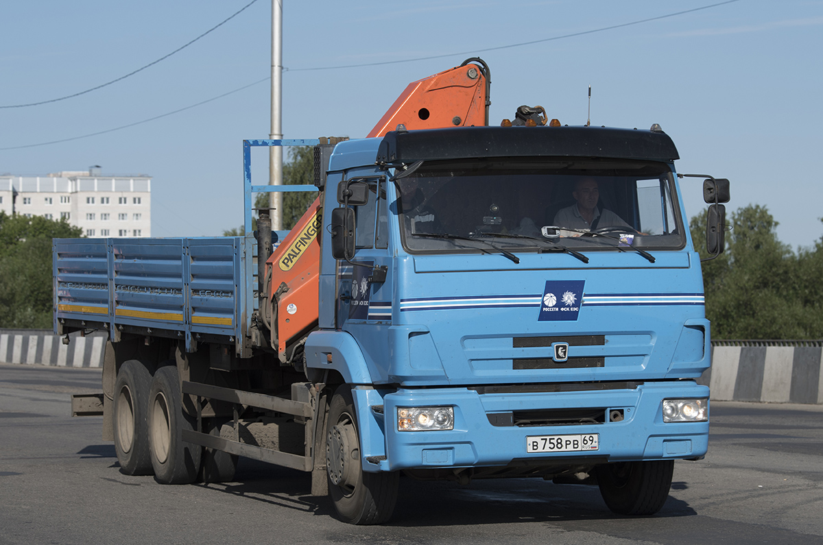 Тверская область, № В 758 РВ 69 — КамАЗ-65117-N3(78)