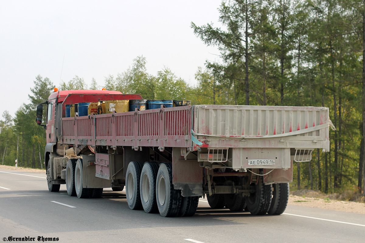 Саха (Якутия), № А 508 КН 14 — MAN TGS 33.480