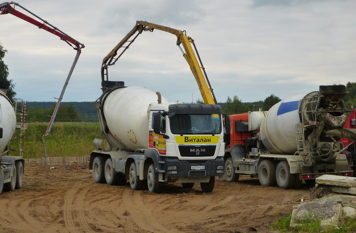 Калужская область, № Н 670 РК 40 — MAN TGS 41.400