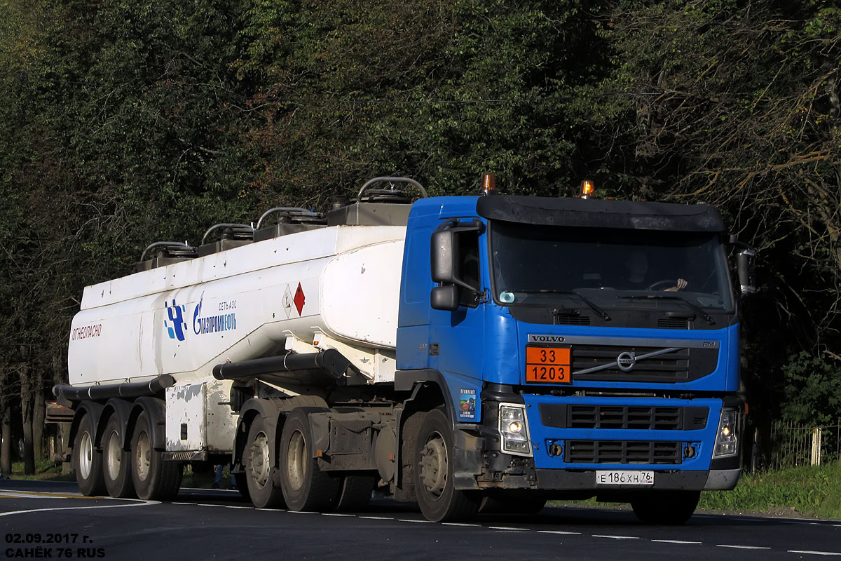 Ярославская область, № Е 186 ХН 76 — Volvo ('2002) FM.400 [X9P]