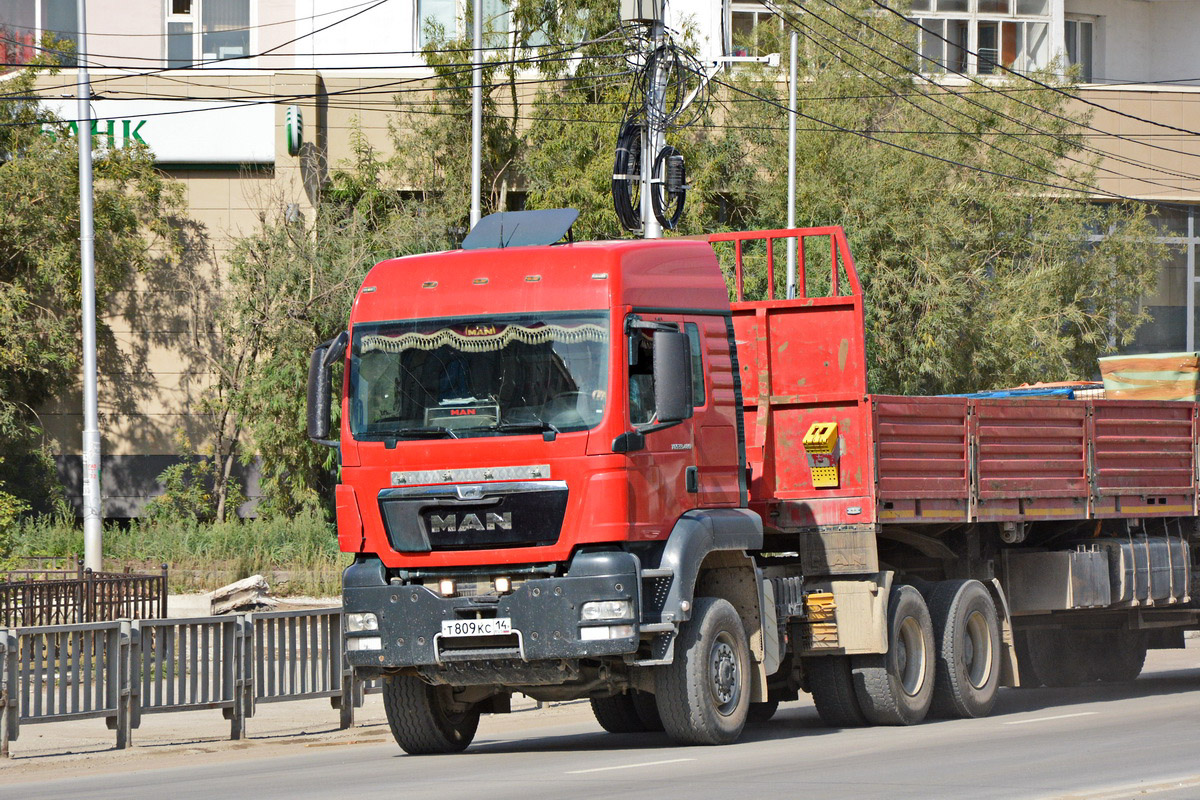 Саха (Якутия), № Т 809 КС 14 — MAN TGS 33.480