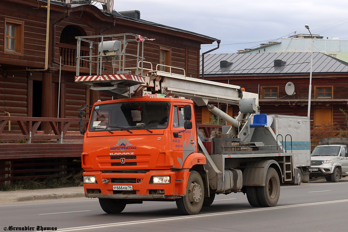 Саха (Якутия), № Р 666 КВ 14 — КамАЗ-43253-H3(99)