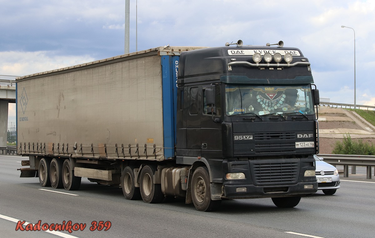 Курская область, № М 123 НЕ 46 — DAF 95XF (общая модель)