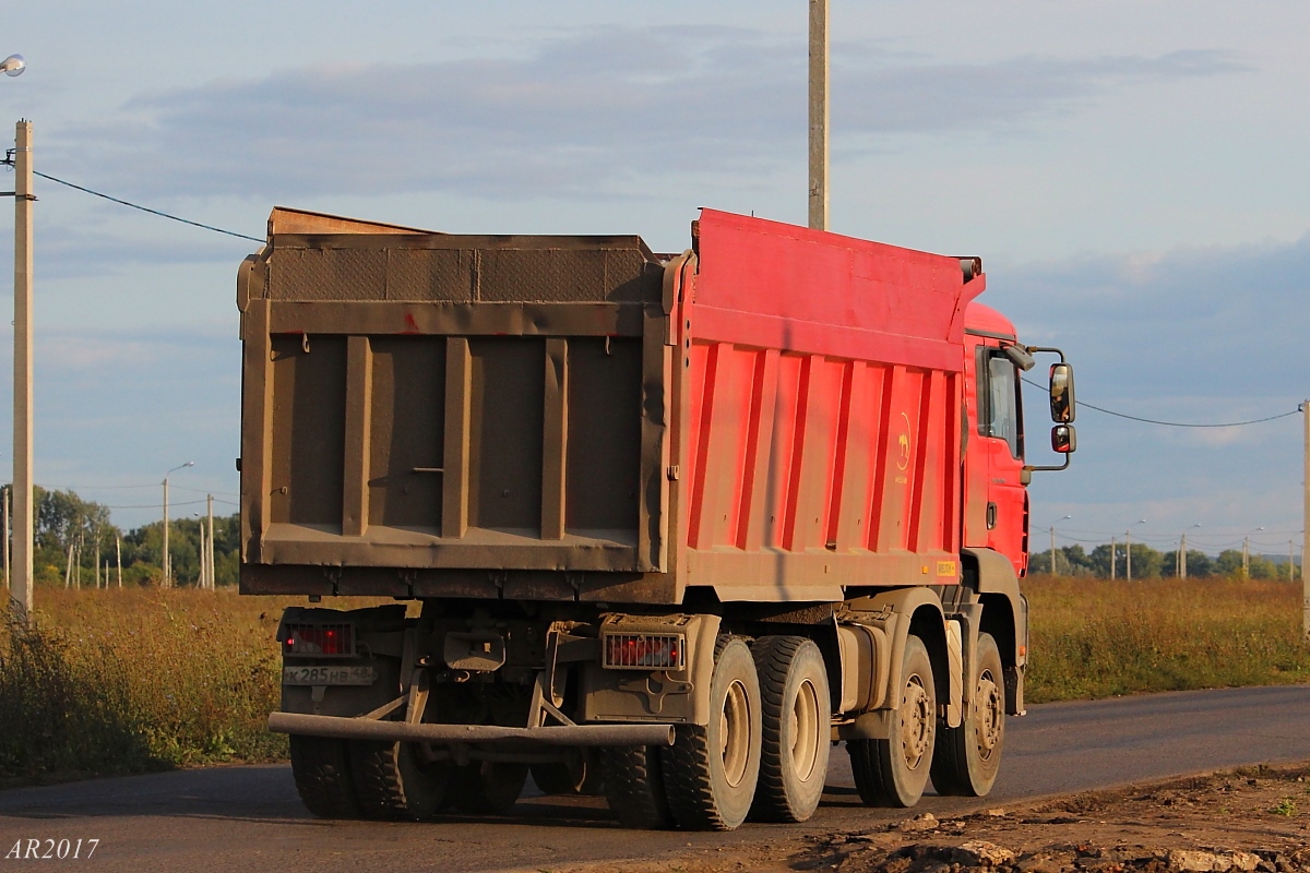 Липецкая область, № К 285 НВ 48 — MAN TGS 41.480