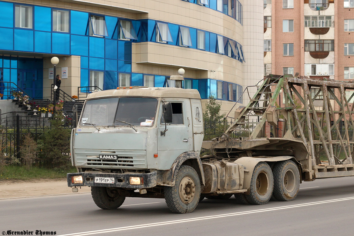 Саха (Якутия), № Р 191 ЕР 14 — КамАЗ-54115 [541150]