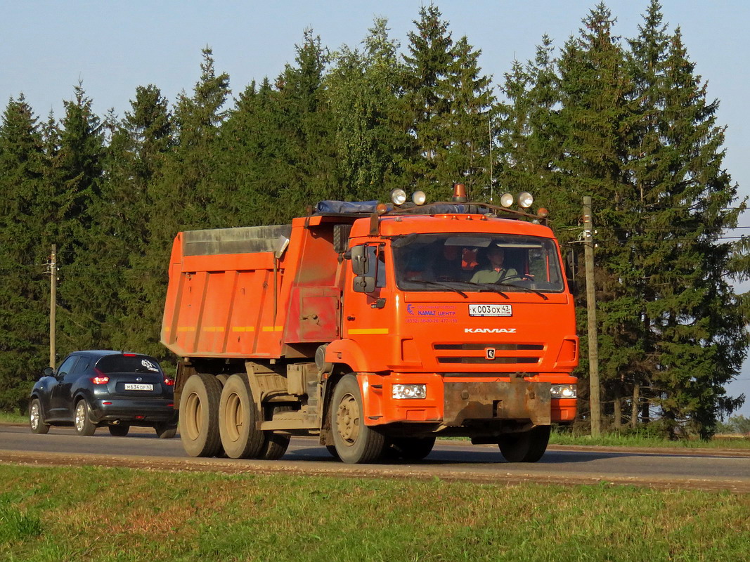Кировская область, № К 003 ОХ 43 — КамАЗ-65115-L4(19)