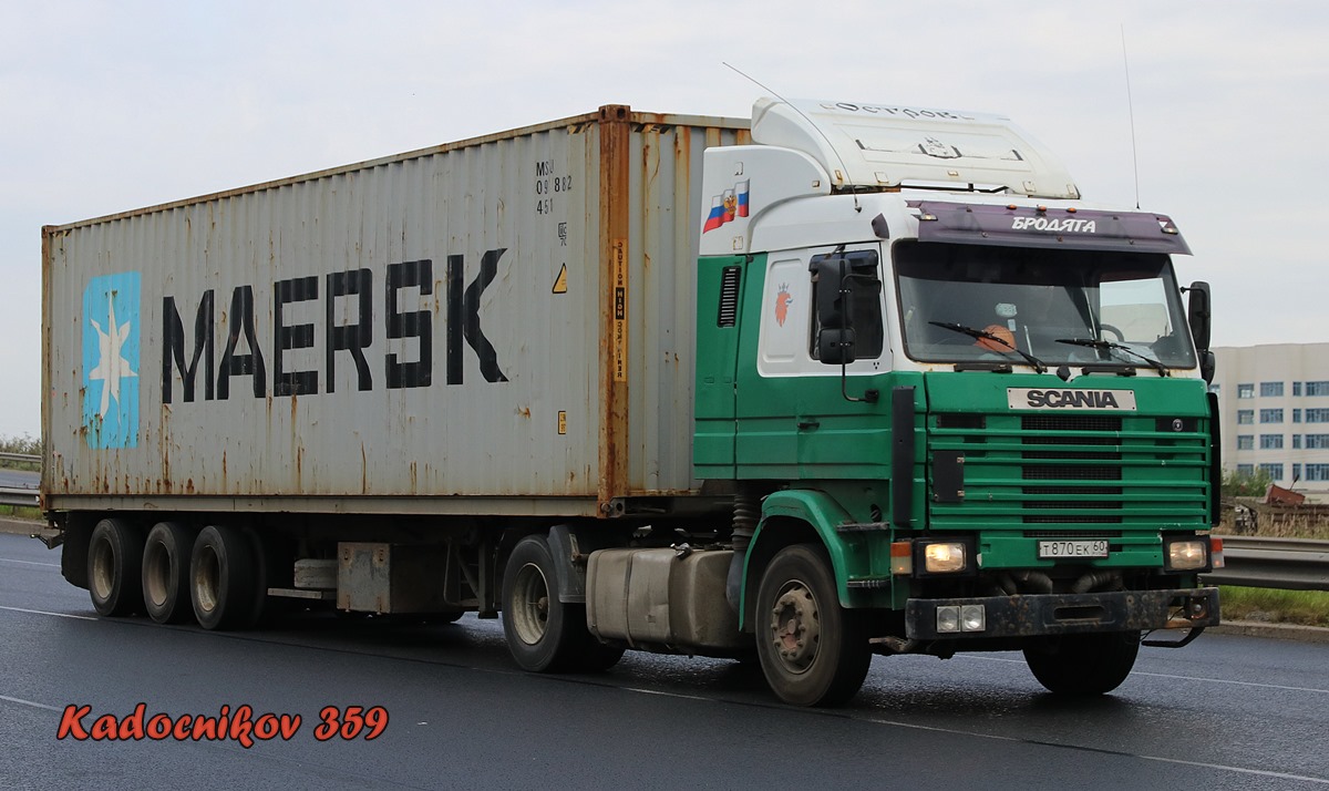 Псковская область, № Т 870 ЕК 60 — Scania (II) R143H