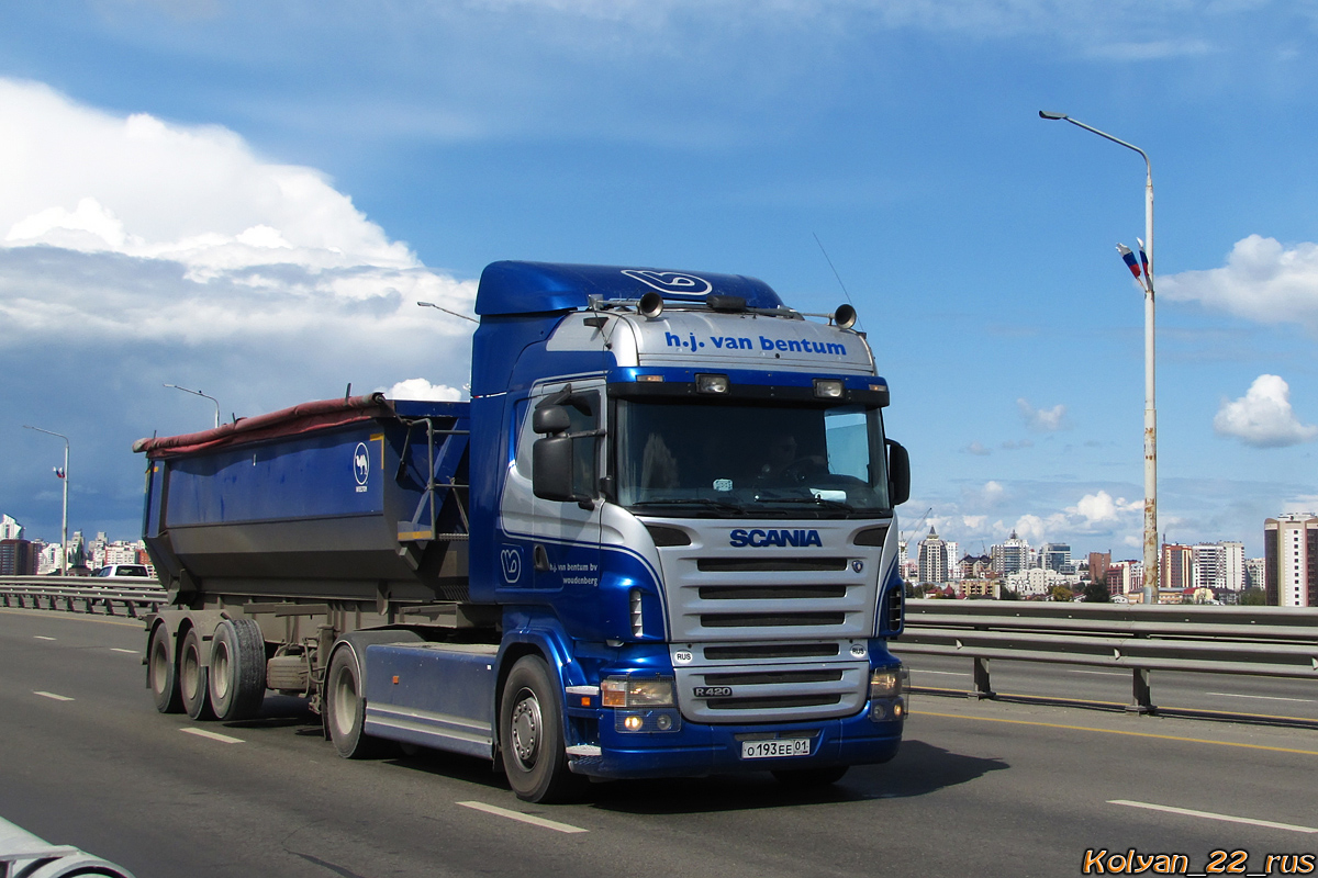Алтайский край, № О 193 ЕЕ 01 — Scania ('2004) R420
