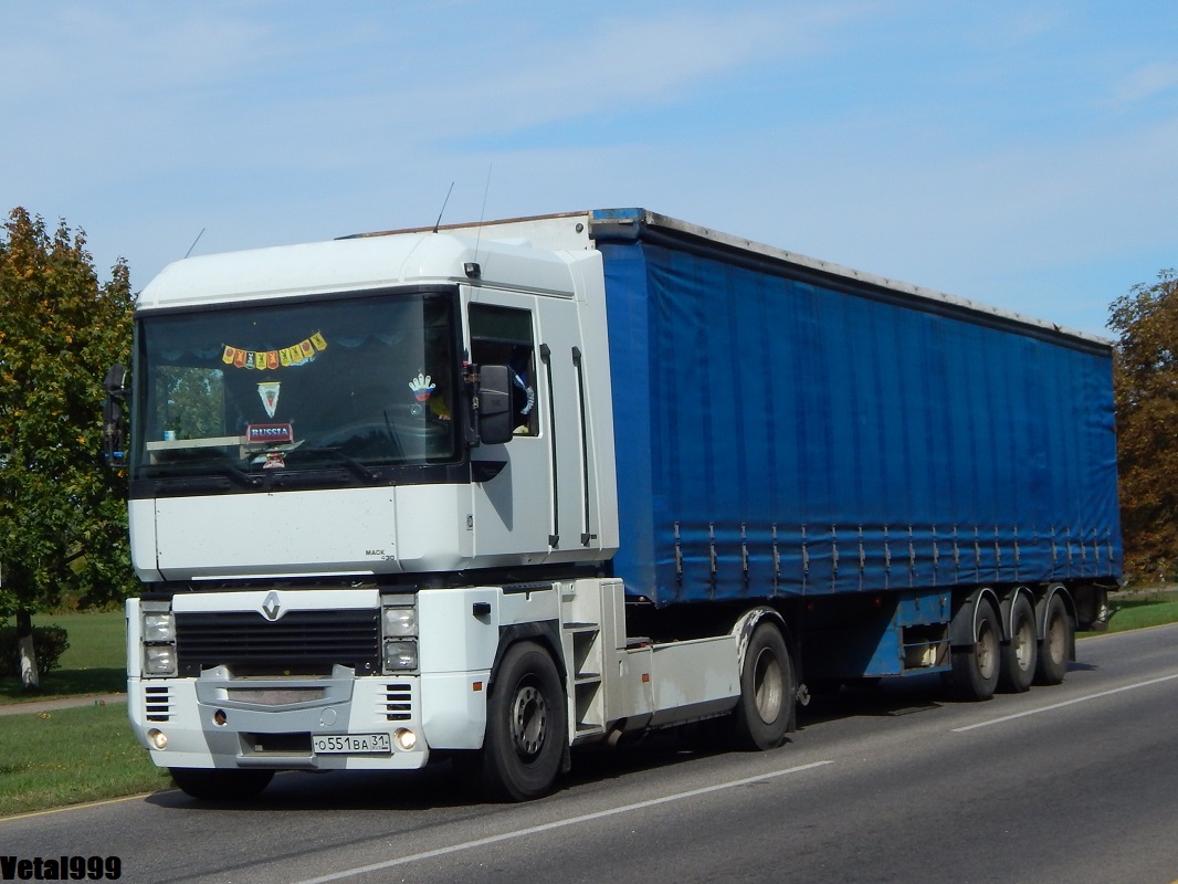 Белгородская область, № О 551 ВА 31 — Renault Magnum Integral ('1997)