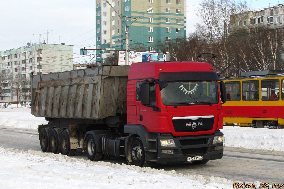 Алтайский край, № К 777 ЕТ 22 — MAN TGS 18.440
