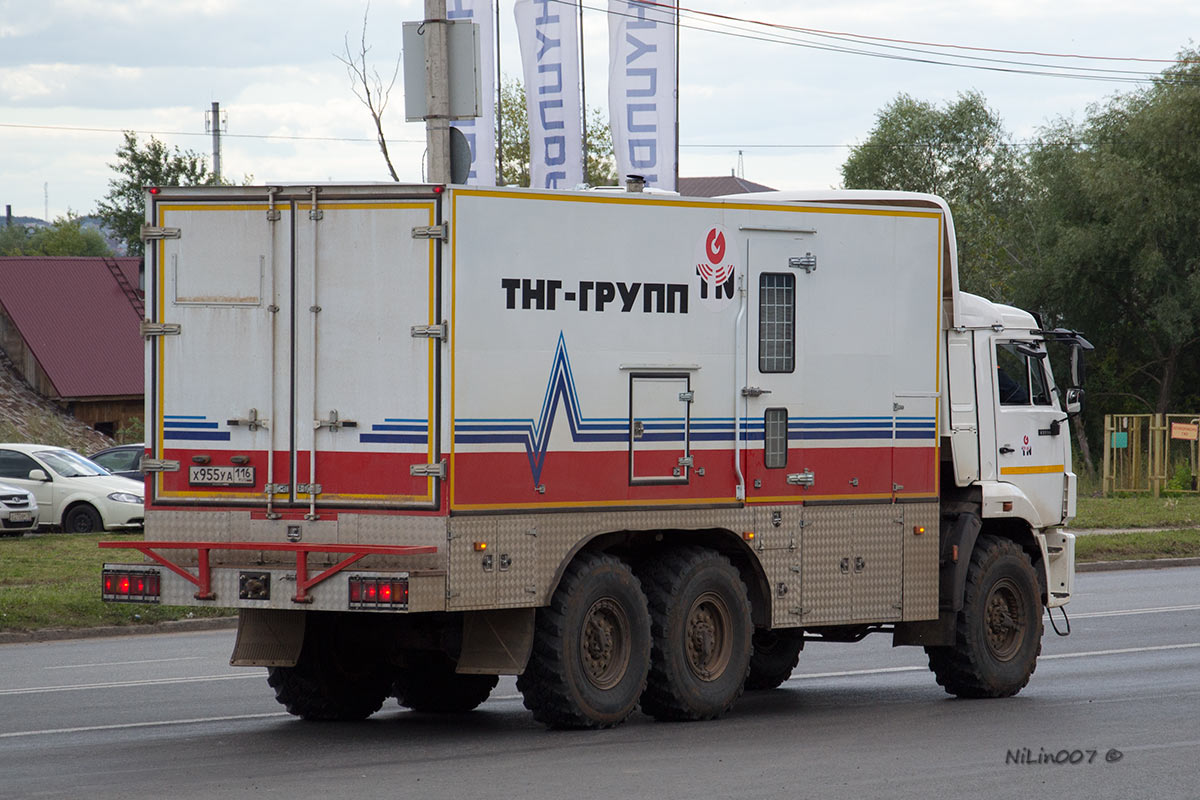 Татарстан, № Х 955 УА 116 — КамАЗ-43118 (общая модель)