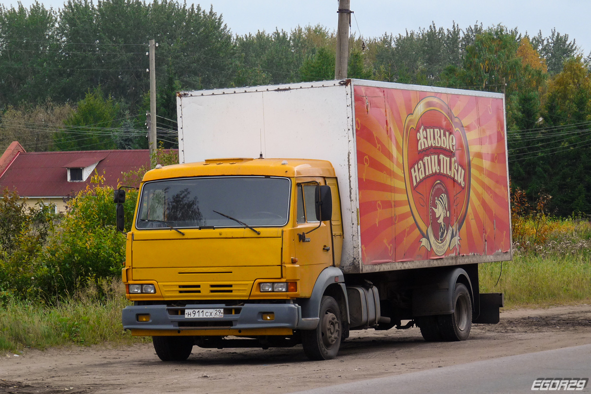 Архангельская область, № Н 911 СХ 29 — КамАЗ-4308-H3(99)