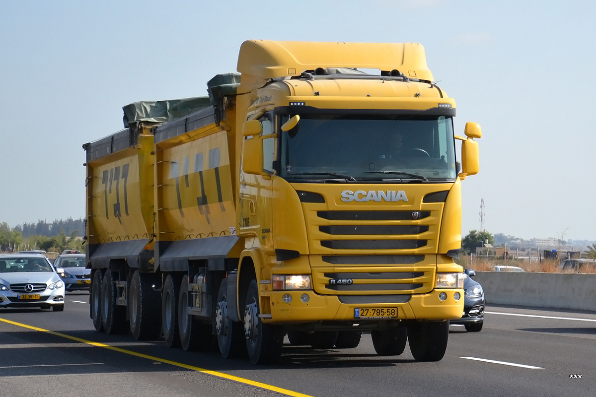 Израиль, № 27-785-58 — Scania ('2013) R450