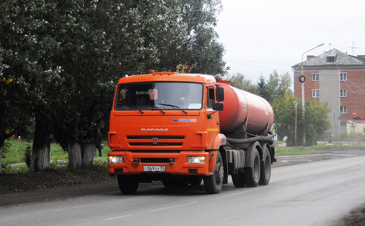 Омская область, № Т 069 ОУ 55 — КамАЗ-65115-42