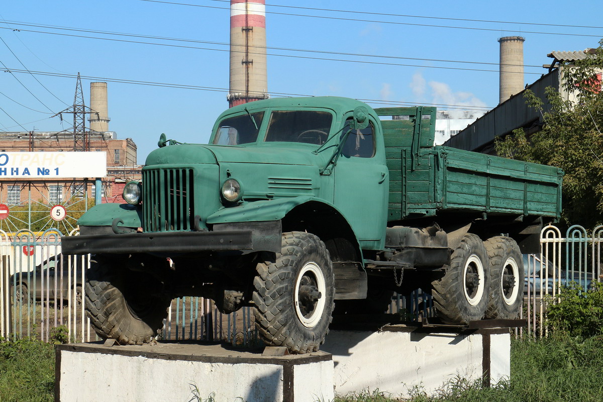 Омская область, № (55) Б/Н 0004 — ЗИЛ-157КД; Техника на постаментах, памятники (Омская область); Транспортные средства без номеров (Омская область)