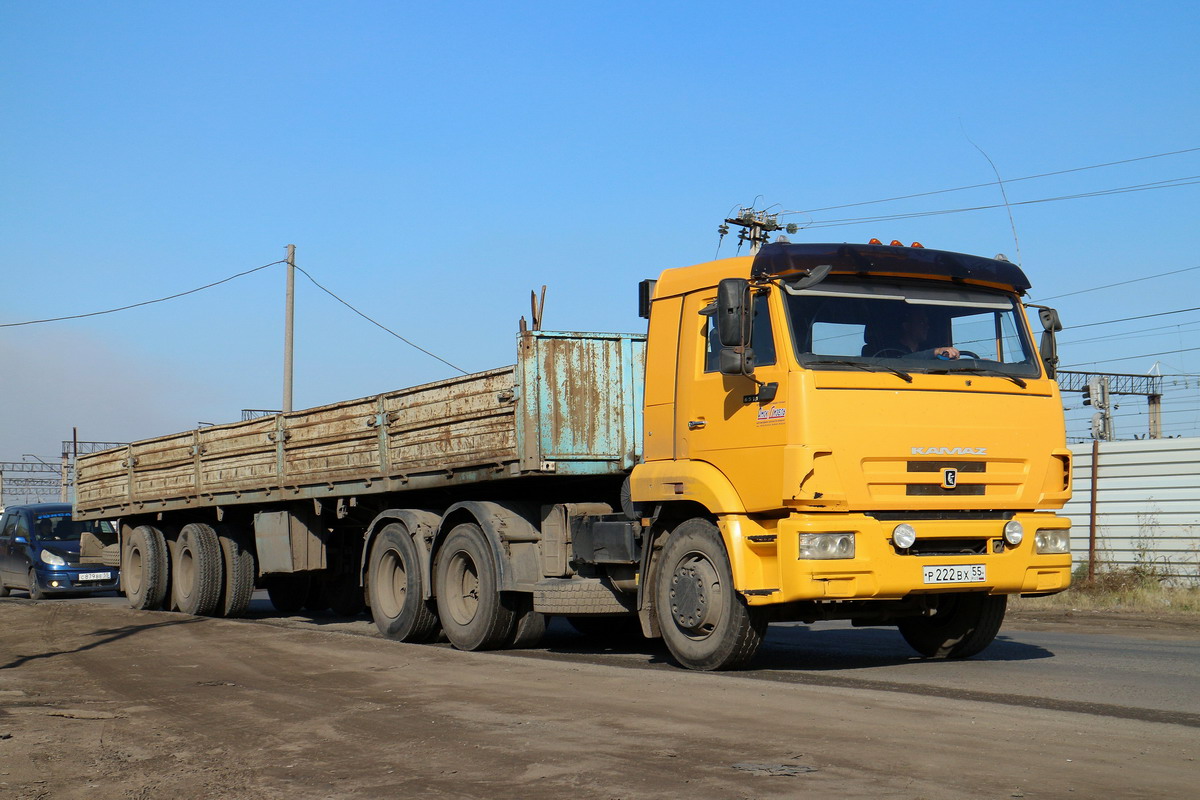 Омская область, № Р 222 ВХ 55 — КамАЗ-65116-N3(78)