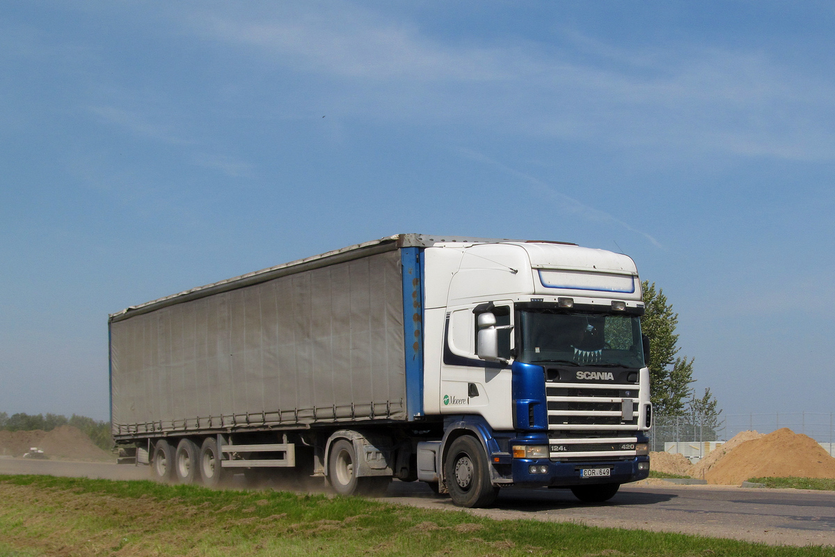 Литва, № COR 649 — Scania ('1996) R124L