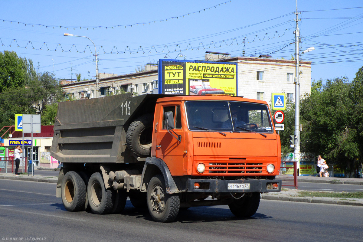 Волгоградская область, № Н 116 ЕО 34 — КамАЗ-55111 [551110]
