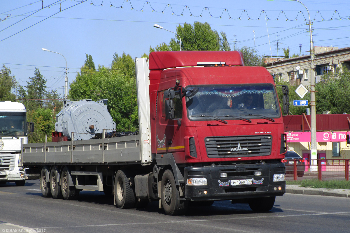 Воронежская область, № Н 418 АК 136 — МАЗ-5440A9
