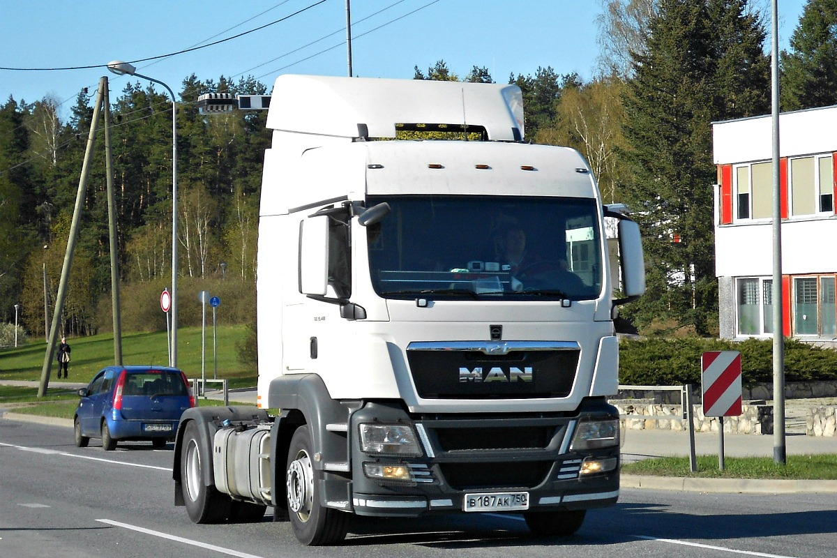 Московская область, № В 187 АК 750 — MAN TGS 19.400