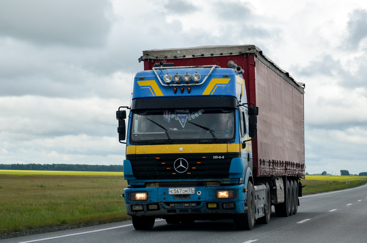 Омская область, № С 567 ОМ 55 — Mercedes-Benz SK 1844