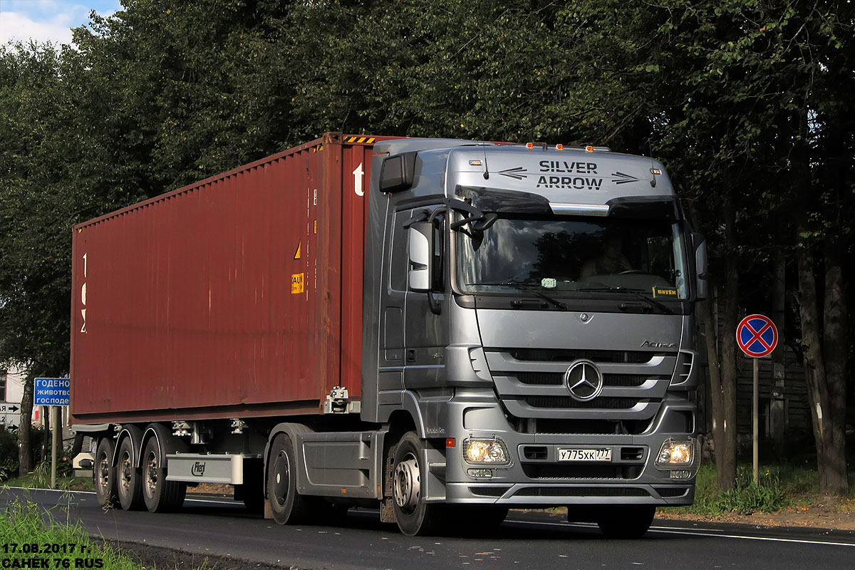 Москва, № У 775 ХК 777 — Mercedes-Benz Actros ('2009) 1844; Mercedes-Benz Actros ('2009) "Silver Arrow" (Ярославская область)